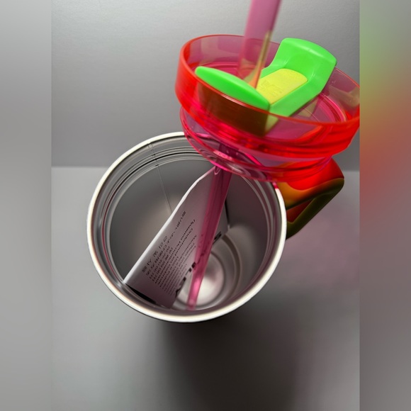 Stanley Limited Edition WHITE NEON + BLACK NEON 30oz Quencher Tumbler Set BNWT - Picture 15 of 15